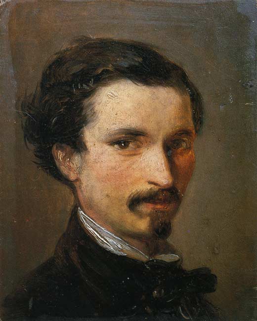Autoritratto Silvestro Lega Galleria d'Arte Moderna Firenze Uffizi